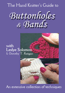 The Hand Knitter's Guide to Buttonholes and Bands - Digital Download