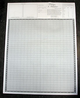 Design a Sweater Knitters' Grid - Knitting Graph Paper